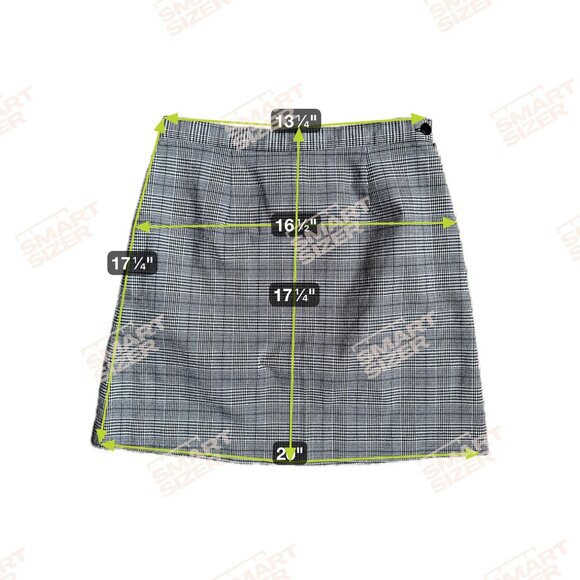 2/$18 SALE! Vtg The Limited Womens Tartan‎ Plaid Mini Skirt Size 4 90s Stretch - Picture 2 of 5